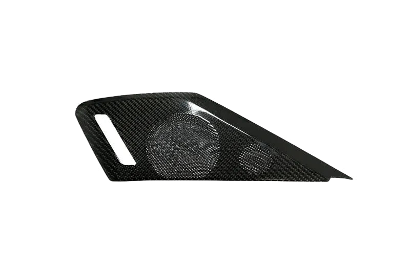 C8 Corvette Carbon Fiber Door Speaker Covers – Black