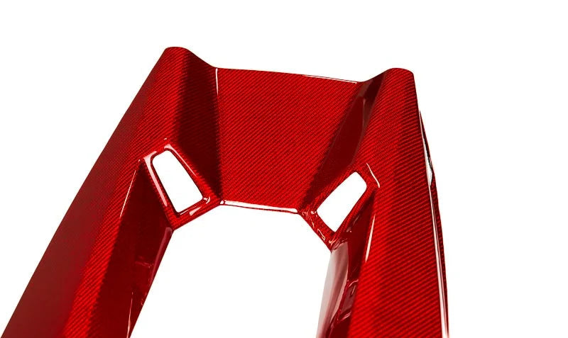 C8 Corvette Z06 LT6 Red Carbon Fiber Engine Cover