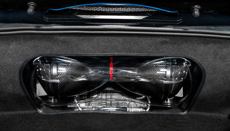 2020+ Chevrolet Corvette C8 Stingray Eventuri Carbon Fiber Intake System with Clear Lid