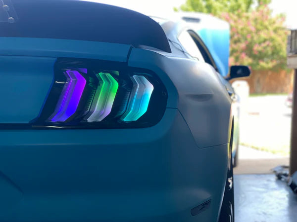 Luces traseras RGB para Ford Mustang 2015-2023 - Serie Flow