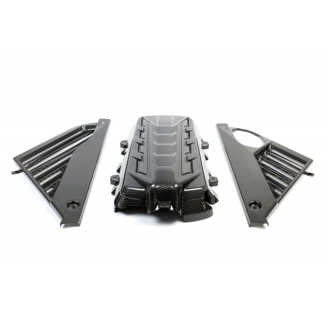 Chevrolet Corvette C8 Carbon Fiber Engine Plenum Cover & Appearance Panel Package