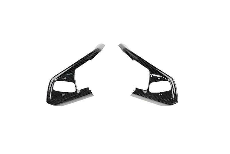 2024+ C8 Corvette Carbon Fiber Steering Wheel Side Covers – Heated