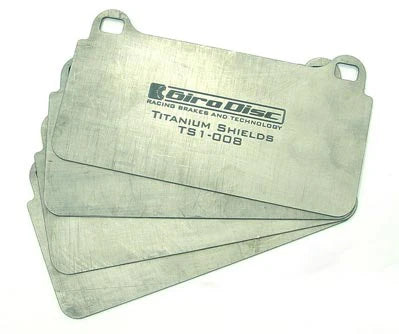 Escudos de pastillas de freno delanteras de titanio Girodisc para Chevrolet Corvette C8 Z51 2020-2026