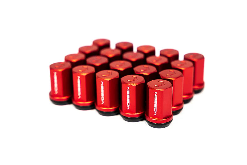 Vossen M14x1.5 Aluminum Lug Nuts – Red