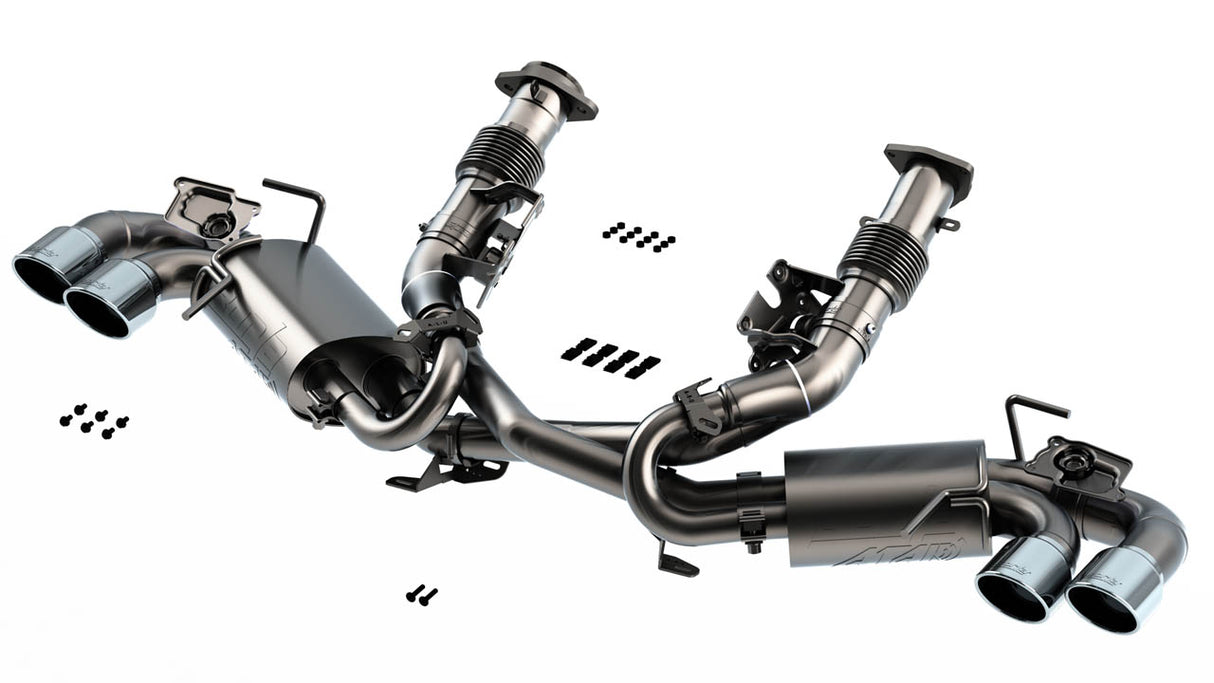 BORLA ATAK Cat-Back Exhaust System for 2020–2026 Chevrolet Corvette C8 Stingray & E-Ray – SwitchFire® Technology