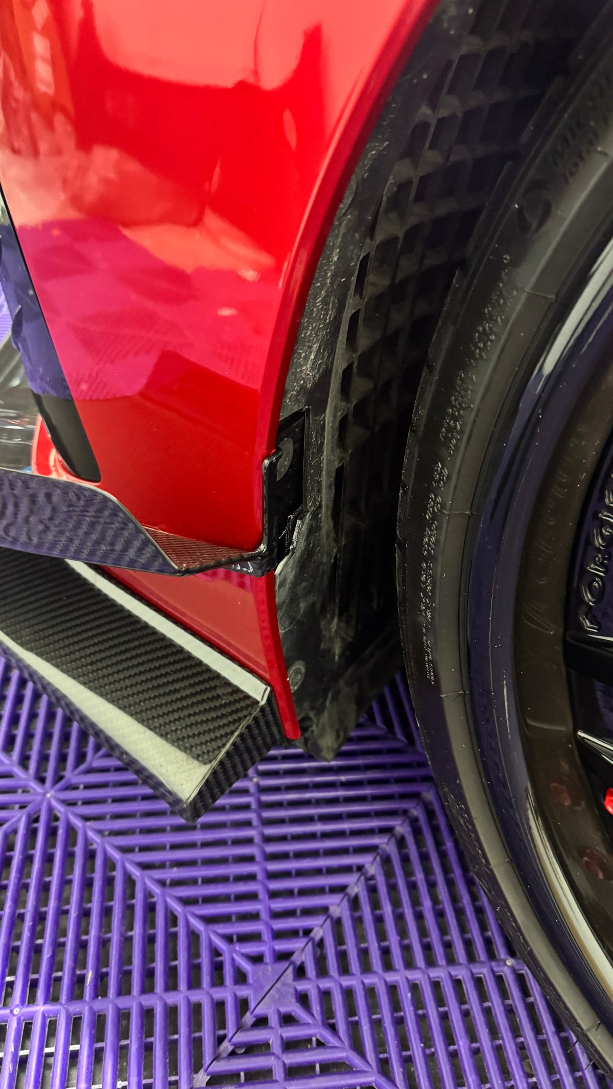 2020–2027 Corvette C8 Stingray Z07-Style Dry Carbon Fiber Front Splitter & Canards