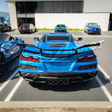 2023-2026 C8 Corvette Z06/E-Ray Z07 Carbon Fiber Rear High Spoiler w/ Integrated Upriser 1pc