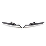 2022–2027 Corvette C8 Z06 / E-Ray / Grand Sport Dry Gloss Carbon Fiber Front Lower Grille Pair