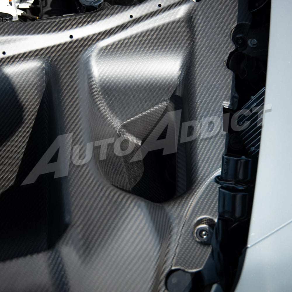 2025–2026 Corvette C8 ZR1 / ZR1X ZTK Functional Dry Carbon Fiber Air Extractor Kit – Double-Sided 3-Piece