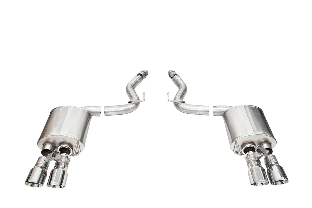 Corsa 24+ Ford Mustang GT Axle-Back 3.0in Single Rear Exit w/4.5in Tips