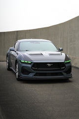 2024+ Ford Mustang S650 RGB Headlights With Gloss Black Housing (Pair)