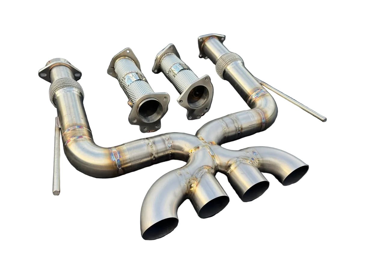 Sistema de escape Avior Performance F1 para C8 Z06 – Edición de acero inoxidable