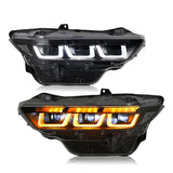 Faros LED de triple proyector para Ford Mustang 2024+ (par)