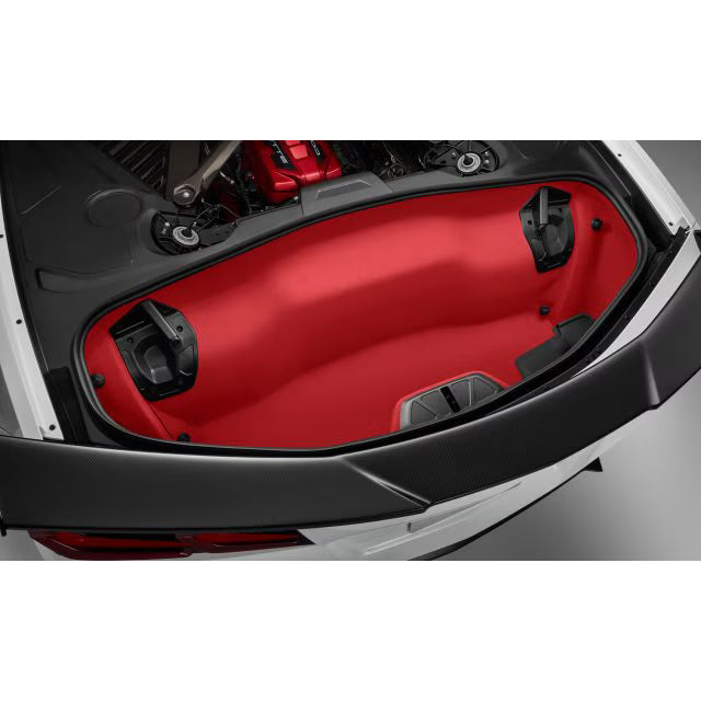 GM OEM C8 Corvette Front & Rear Trunk Sueded Microfiber Trim Panel Kit – Adrenaline Red