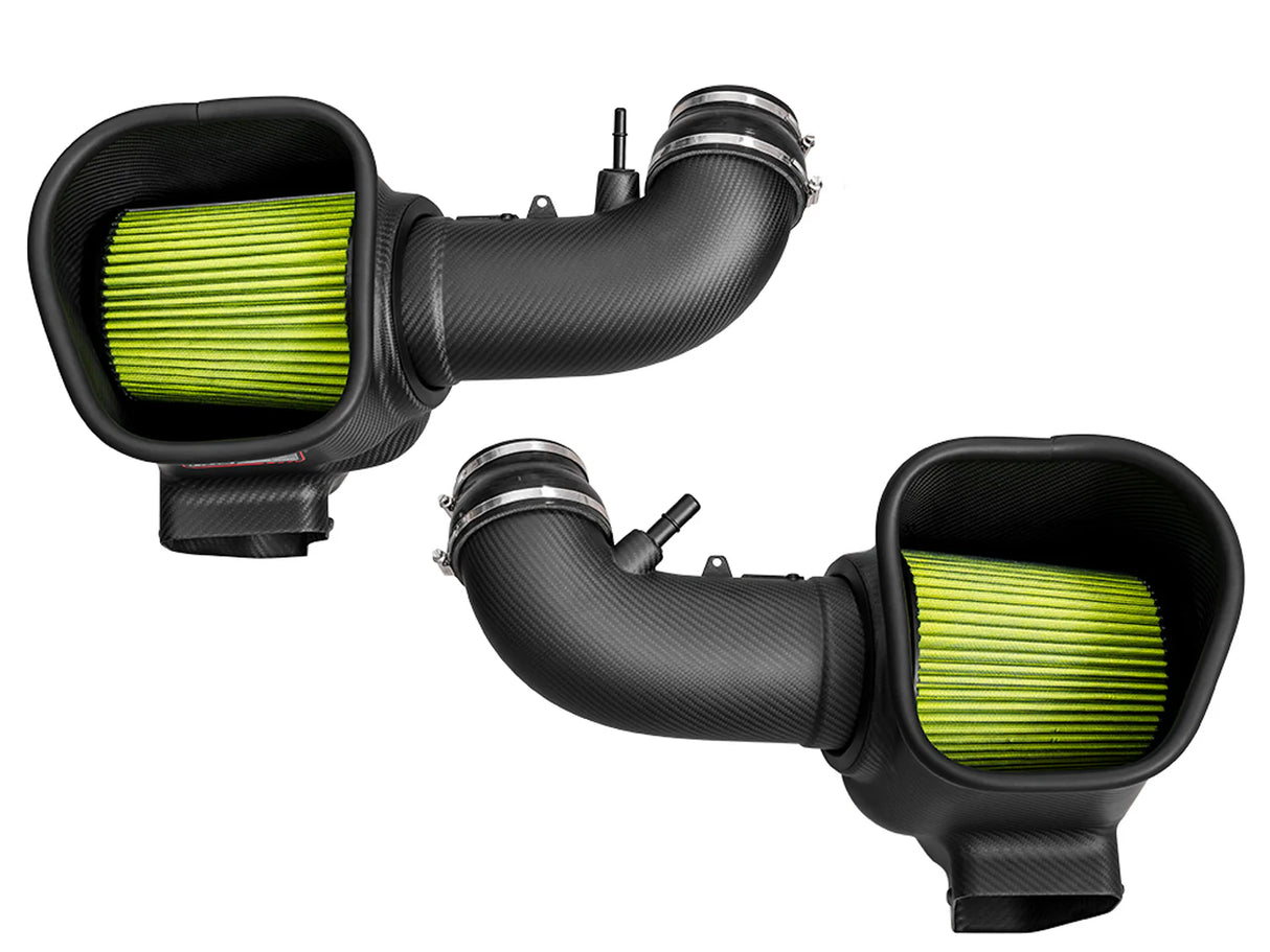 Sistema de admisión de fibra de carbono AWE S-FLO para Ford Mustang GT y Dark Horse 5.0L 2024-2026 – Admisión de rendimiento de alto flujo