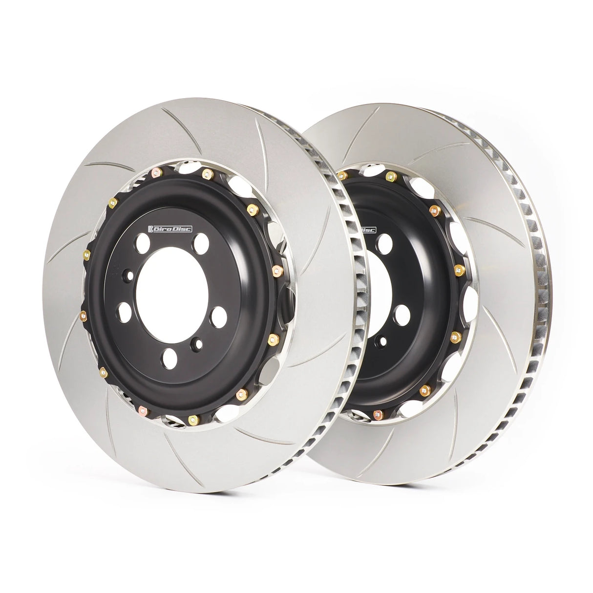 Rotores de freno flotantes de 2 piezas traseros Girodisc para Chevrolet Corvette C8 Z06 y E-Ray 2023–2026 (todos los niveles de acabado) – Rotores de rendimiento de hierro con alto contenido de carbono