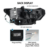 Faros LED de triple proyector para Ford Mustang 2024+ (par)
