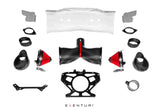 2020+ Chevrolet Corvette C8 Stingray Eventuri Carbon Fiber Intake System with Clear Lid