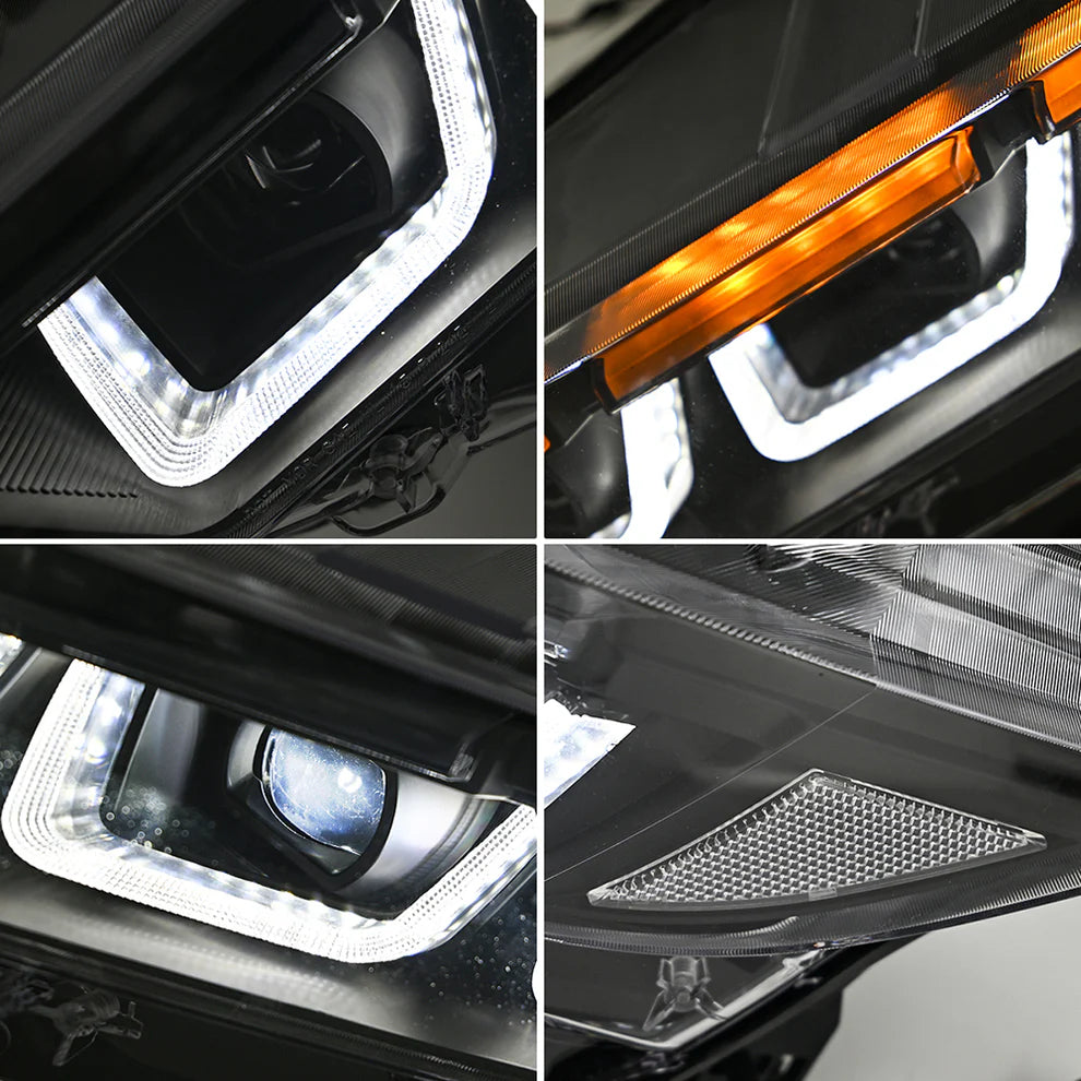 Faros LED de triple proyector para Ford Mustang 2024+ (par)