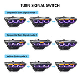 Faros LED RGB de triple proyector para Ford Mustang 2024+ (par)