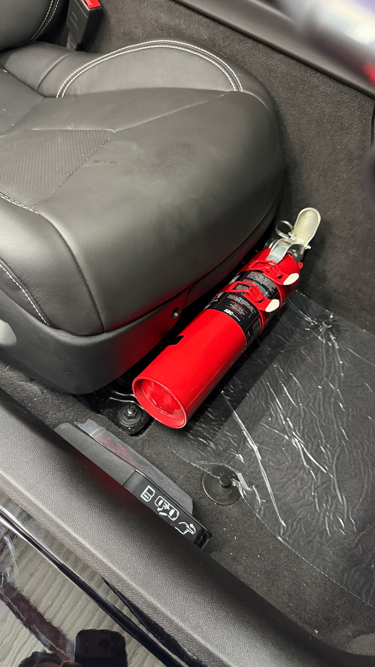C8 Corvette Passenger-Side Fire Extinguisher Mount