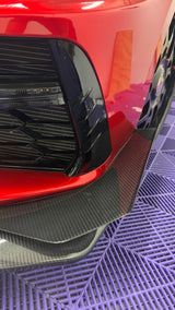 2020–2027 Corvette C8 Stingray Z07-Style Dry Carbon Fiber Front Splitter & Canards