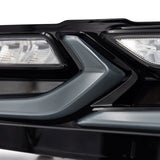 2020-2026 Corvette C8 Euro Smoke Style LED Taillights Amber Sequential Pair