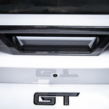 Alerón trasero de carbono brillante de 2 piezas para Ford Mustang S650 Dark Horse 2024+