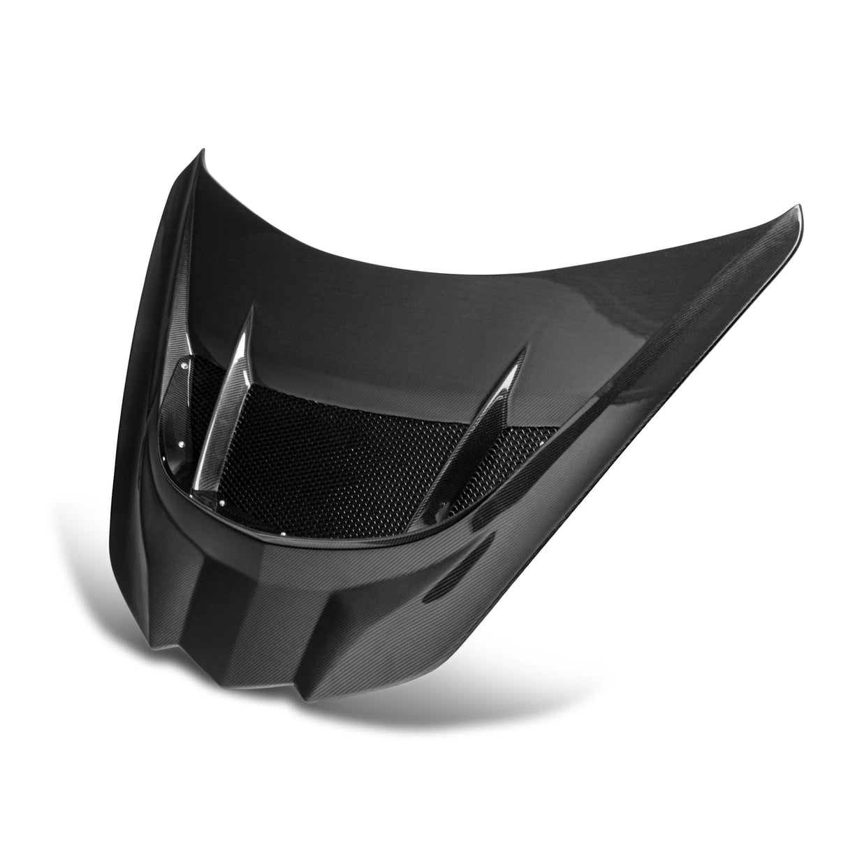 Capó de fibra de carbono de doble cara de 2 piezas Type-ZR1 para Corvette C8 2020-2026 para Stingray/Z06/E-Ray