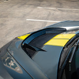 Capó de fibra de carbono de doble cara de 2 piezas Type-ZR1 para Corvette C8 2020-2026 para Stingray/Z06/E-Ray