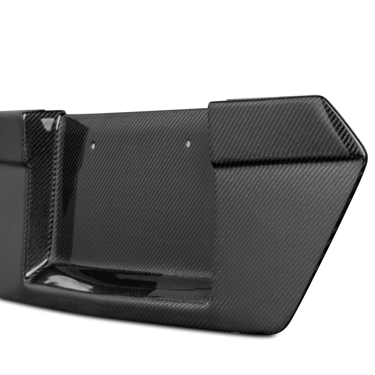 2020-2026 Corvette C8 Carbon Fiber License Plate Backing for Stingray Rear Bumper