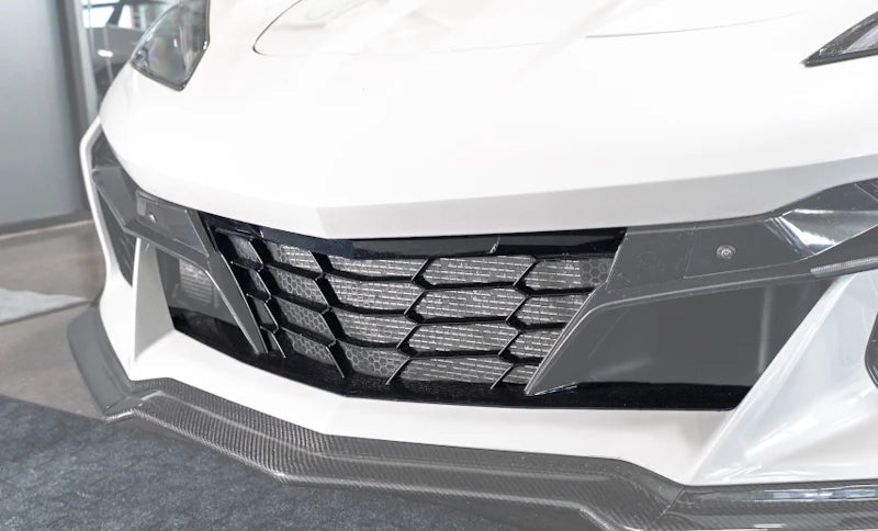 GM C8 Corvette Widebody Front Center Grille Bezel – Carbon Flash Metallic
