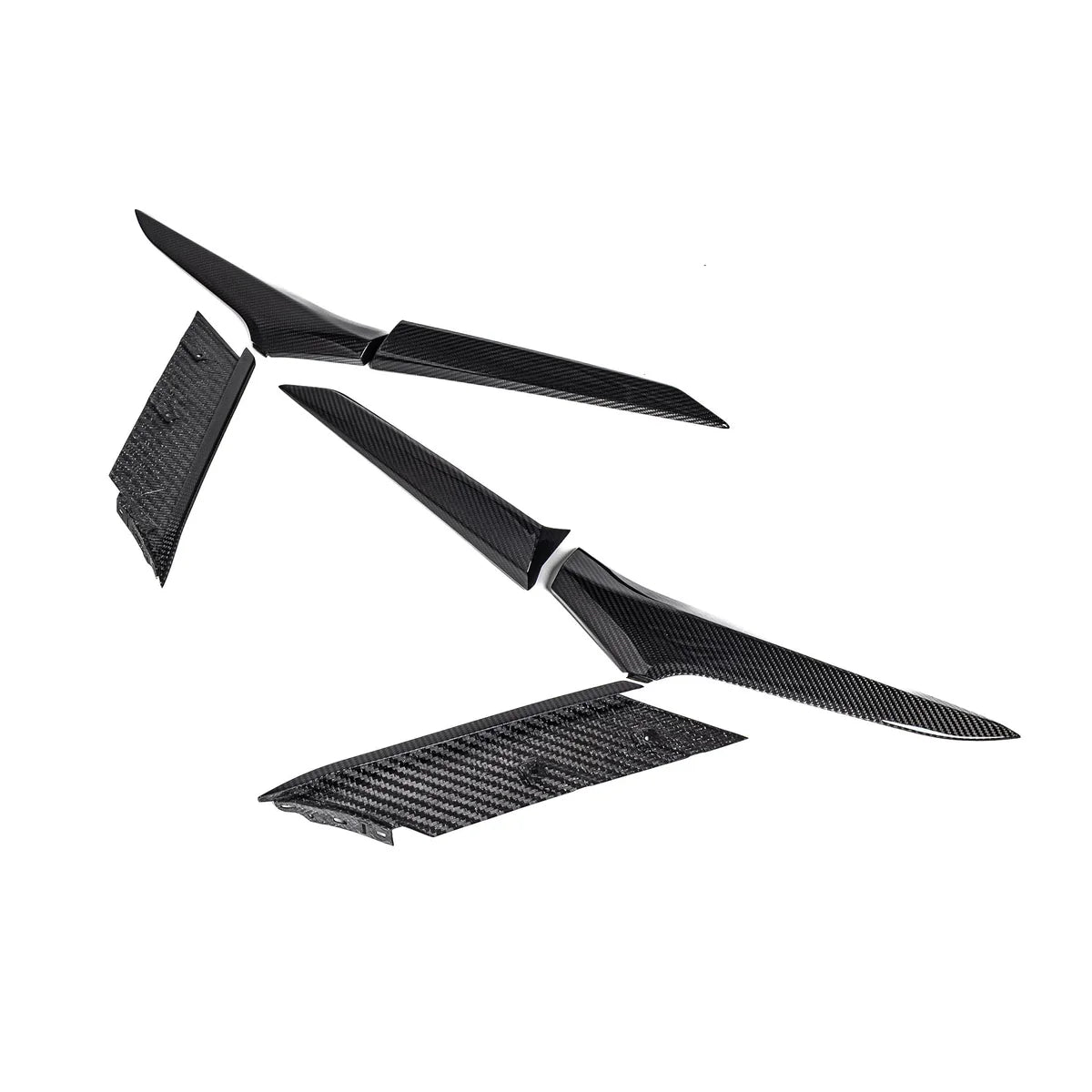 2022–2027 Corvette C8 Z06 / E-Ray Dry Gloss Carbon Fiber Door Handle & Quarter Panel Replacement Trim Kit