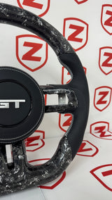 Volante de fibra de carbono para Ford Mustang 2015-2023 - Personalizable