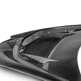 Capó de fibra de carbono de doble cara de 2 piezas Type-ZR1 para Corvette C8 2020-2026 para Stingray/Z06/E-Ray