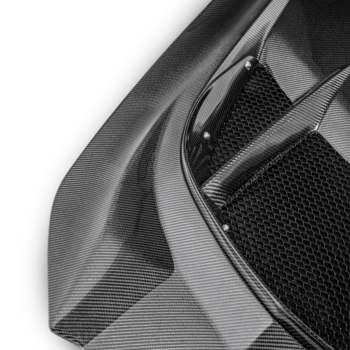 Capó de fibra de carbono de doble cara de 2 piezas Type-ZR1 para Corvette C8 2020-2026 para Stingray/Z06/E-Ray