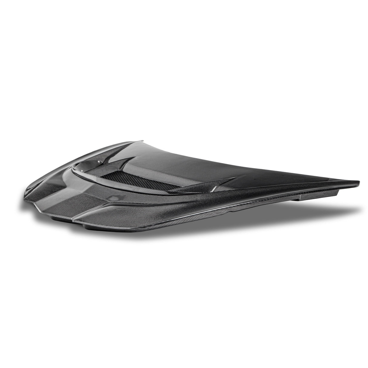 Capó de fibra de carbono de doble cara de 2 piezas Type-ZR1 para Corvette C8 2020-2026 para Stingray/Z06/E-Ray