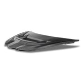 Capó de fibra de carbono de doble cara de 2 piezas Type-ZR1 para Corvette C8 2020-2026 para Stingray/Z06/E-Ray