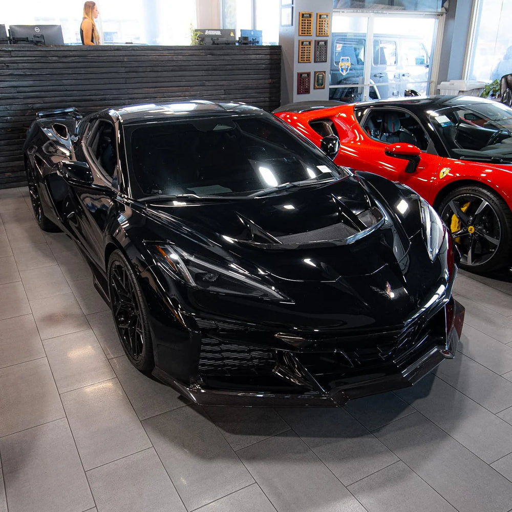 2025–2026 Corvette C8 ZR1 / ZR1X Type-OEM Dry Carbon Fiber Gurney Flap