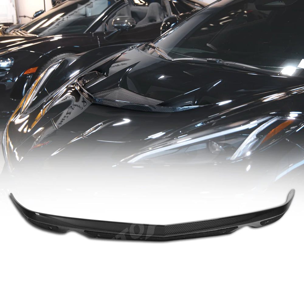 2025–2026 Corvette C8 ZR1 / ZR1X Type-OEM Dry Carbon Fiber Gurney Flap