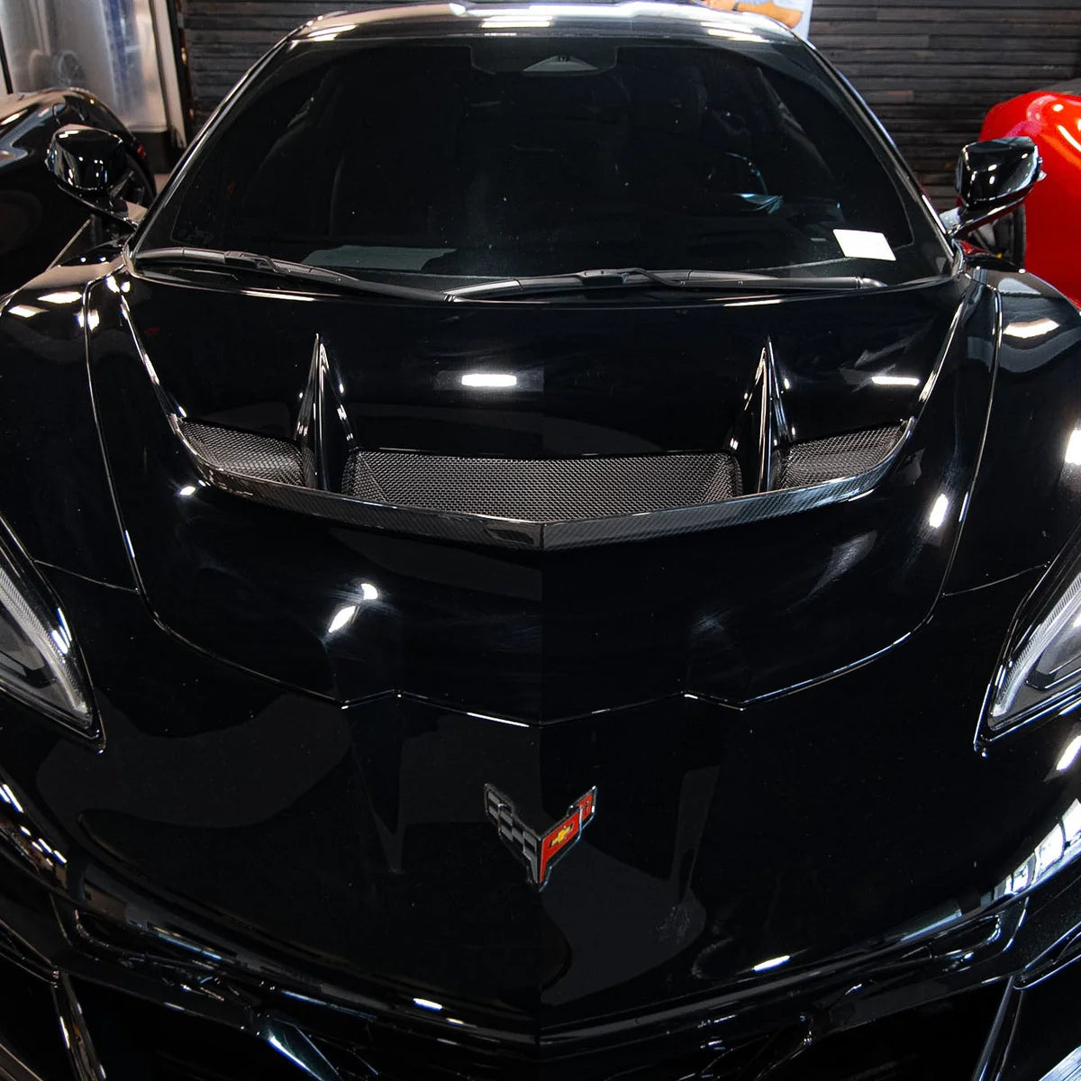 2025–2026 Corvette C8 ZR1 / ZR1X Type-OEM Dry Carbon Fiber Gurney Flap