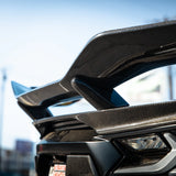 Alerón trasero estilo Z07 de fibra de carbono para Corvette C8 2020-2026, 2 piezas, para Stingray