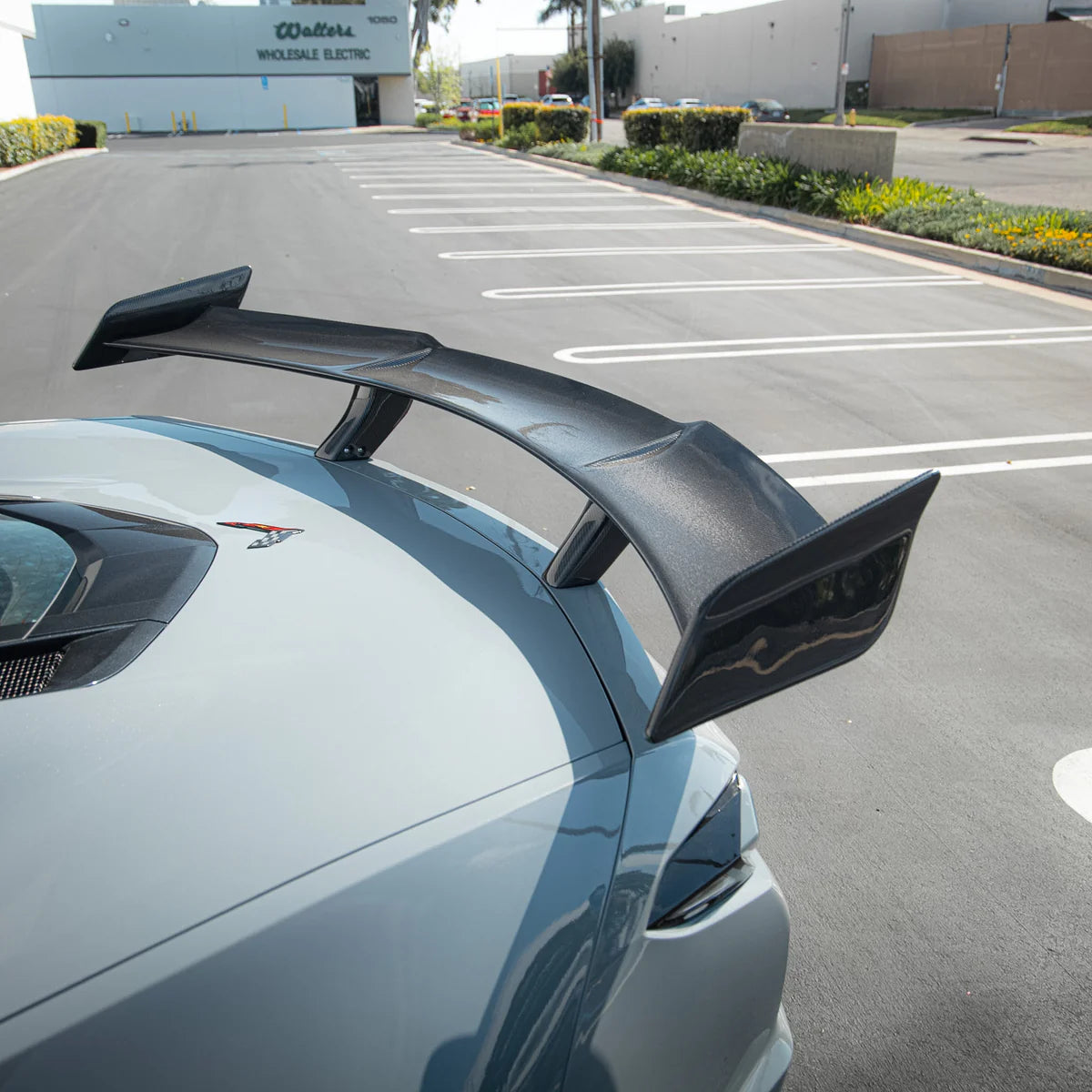 Type-ZR1 ZTK Carbon Fiber Rear Spoiler (1-Piece) for C8 Corvette Z06 / E-Ray (2023–2026)