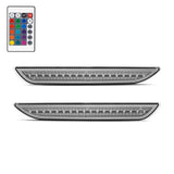 Marcador lateral LED RGB transparente Mustang S550 2015-2023