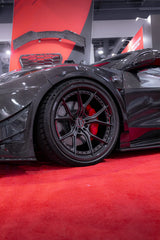 2020–2024 Corvette C8 Deluxe Wide Track Package – Full Carbon Fiber Kit (Bumper to Bumper)