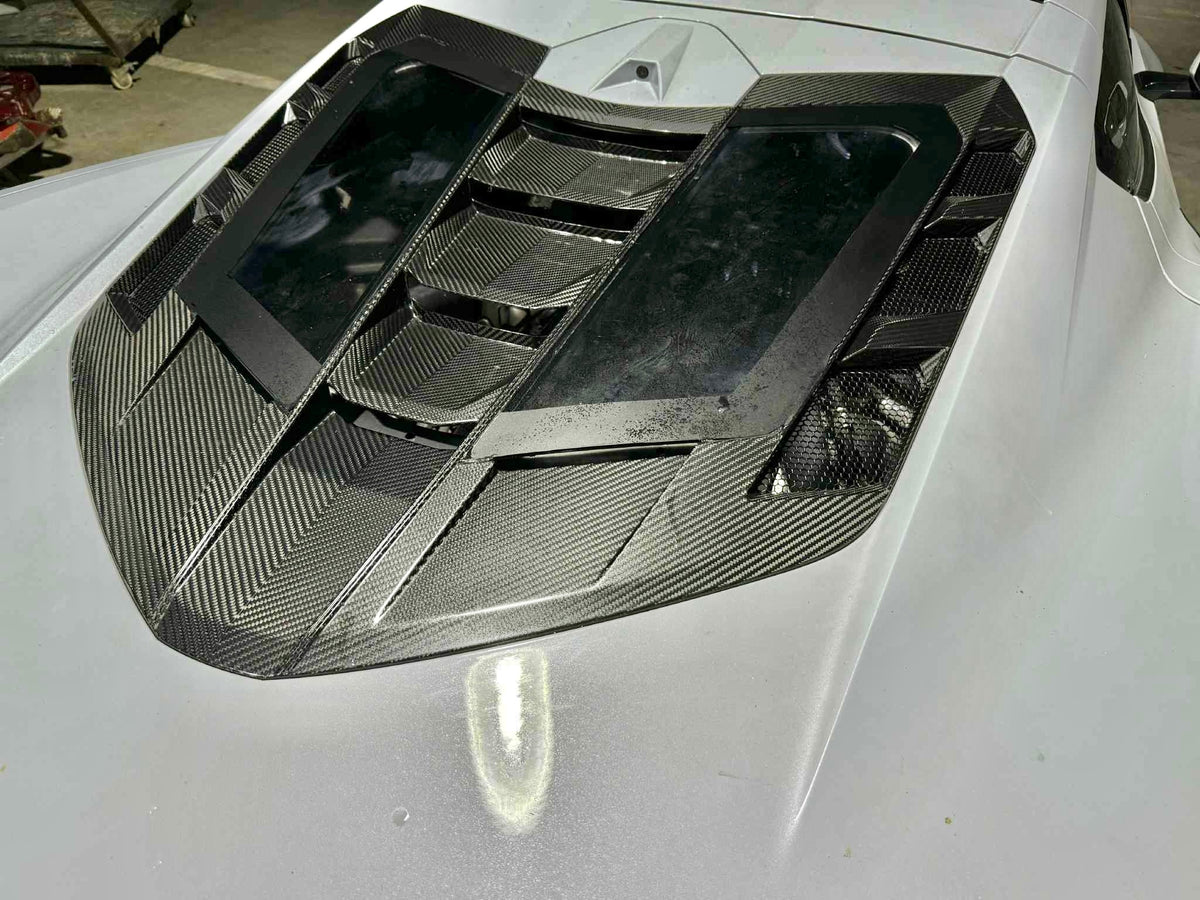 Corvette C8 ZR1-Style Carbon Fiber Split Window Replacement