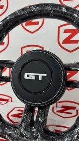 Volante de fibra de carbono para Ford Mustang 2015-2023 - Personalizable