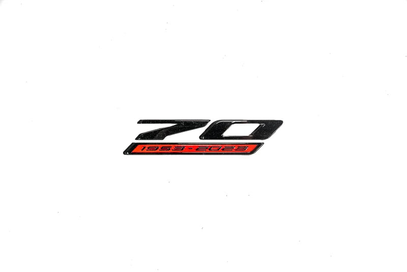 GM OEM C8 Corvette 70th Anniversary Side Emblems – Pair