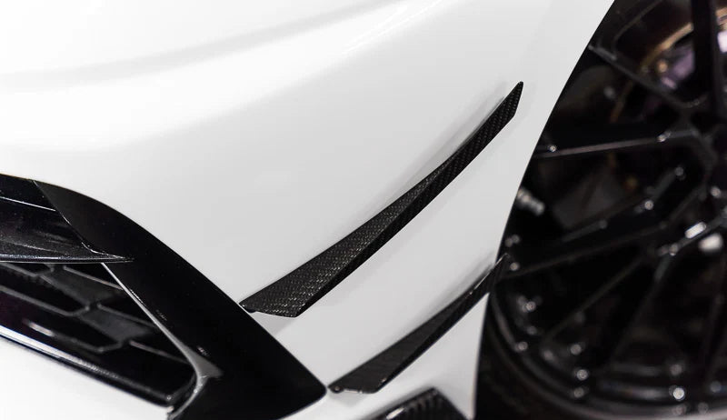 C8 Corvette Carbon Fiber Front Canards – 4PC