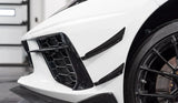 C8 Corvette Carbon Fiber Front Canards – 4PC